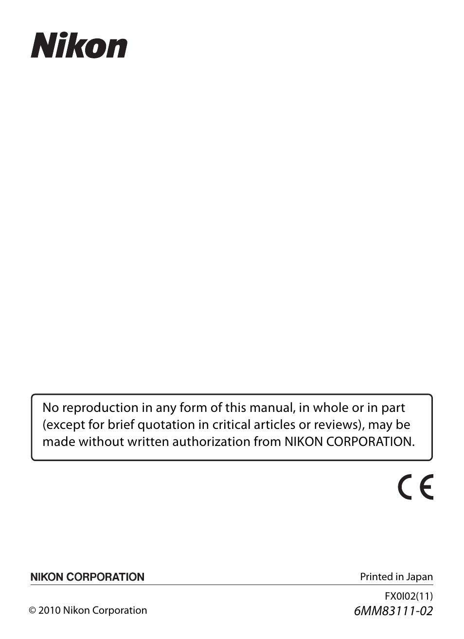 Nikon P7000 User Manual | Page 240 / 240