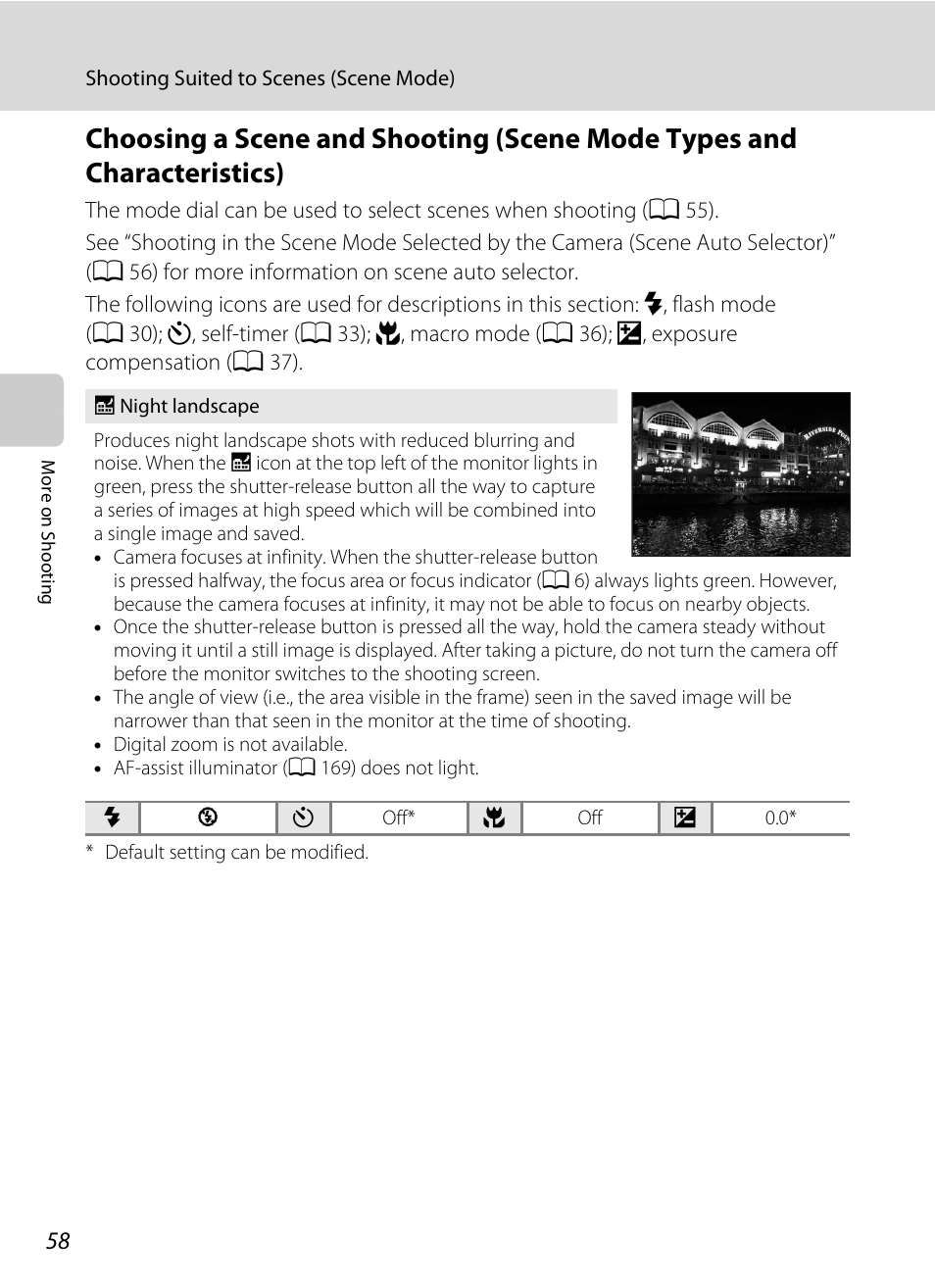 A 58), Nually (a 58) | Nikon COOLPIX-S8100 User Manual | Page 70 / 220