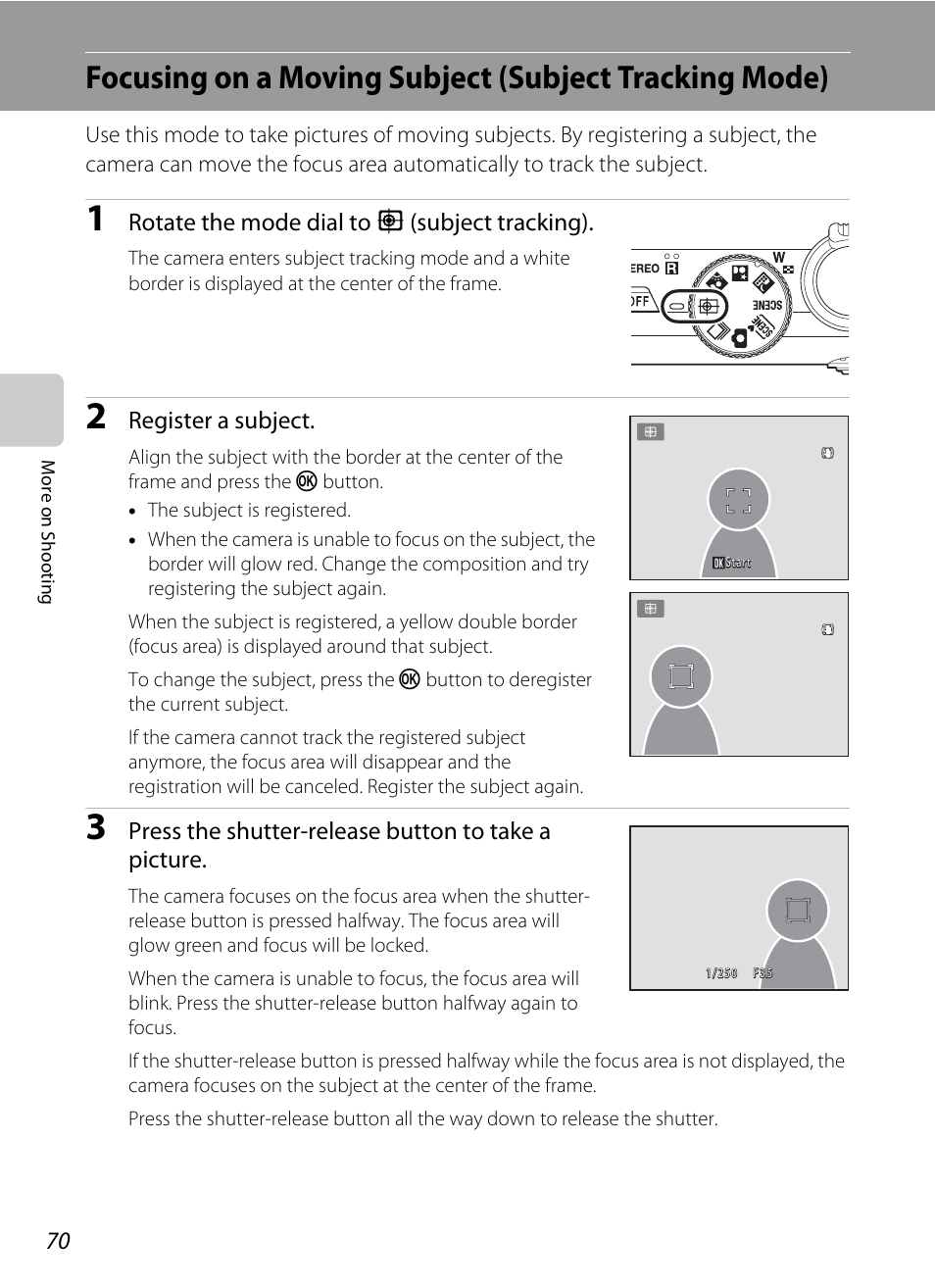 A 70) | Nikon COOLPIX-S8100 User Manual | Page 82 / 220