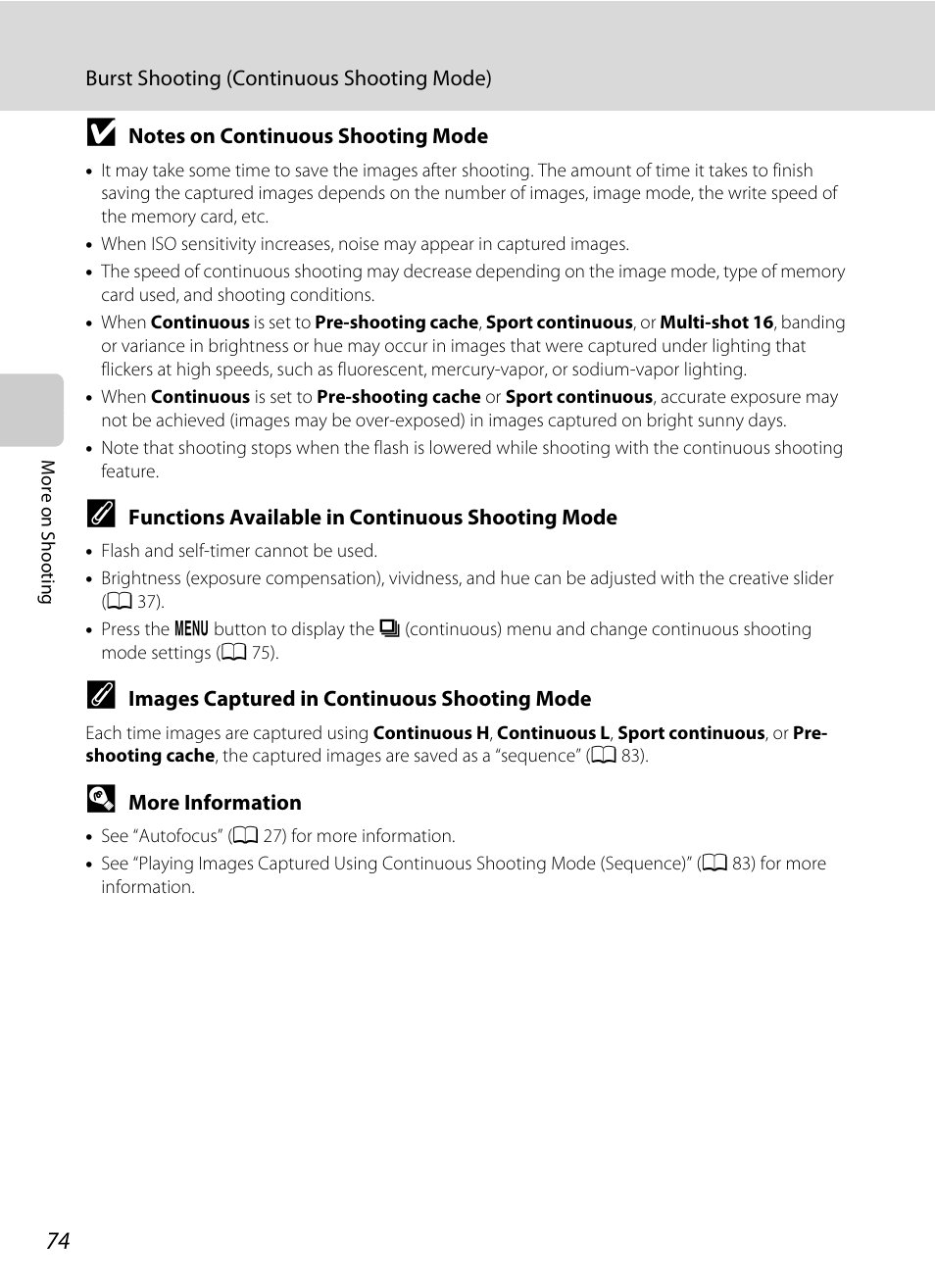 Nikon COOLPIX-S8100 User Manual | Page 86 / 220