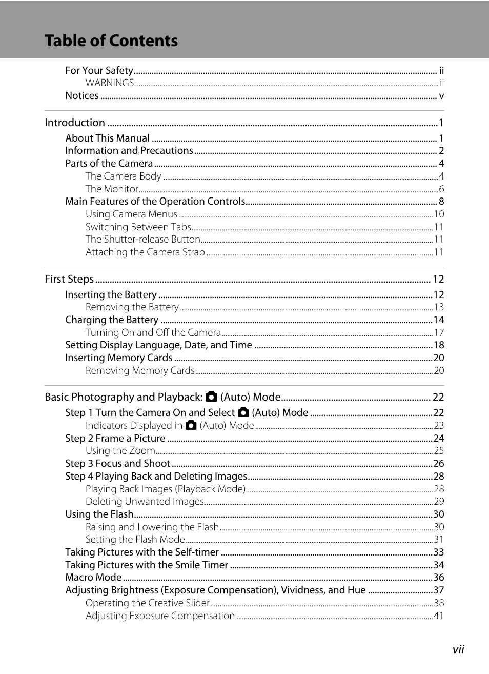 Nikon COOLPIX-S8100 User Manual | Page 9 / 220