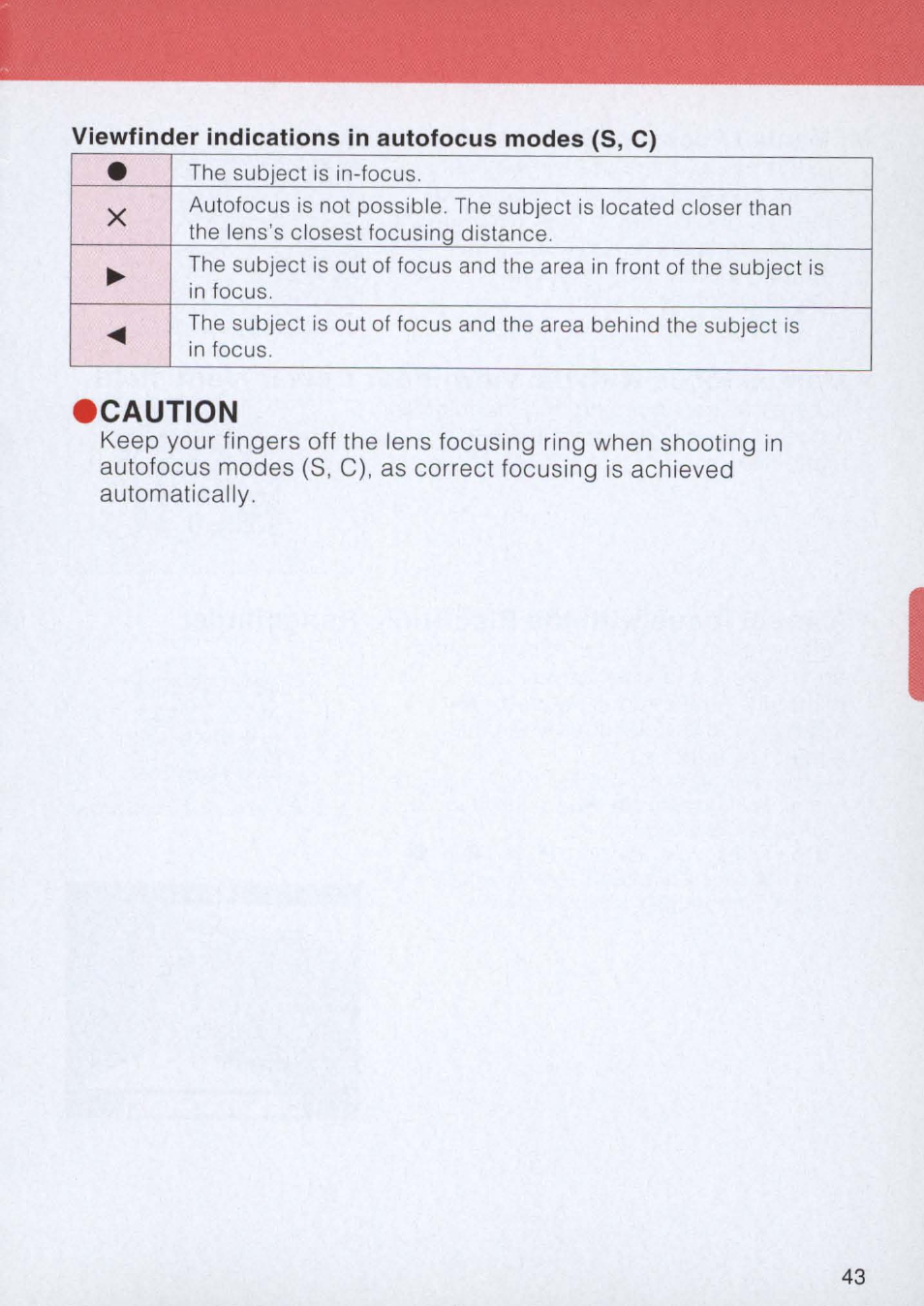 Icaution | Nikon E2 - E2S User Manual | Page 43 / 97