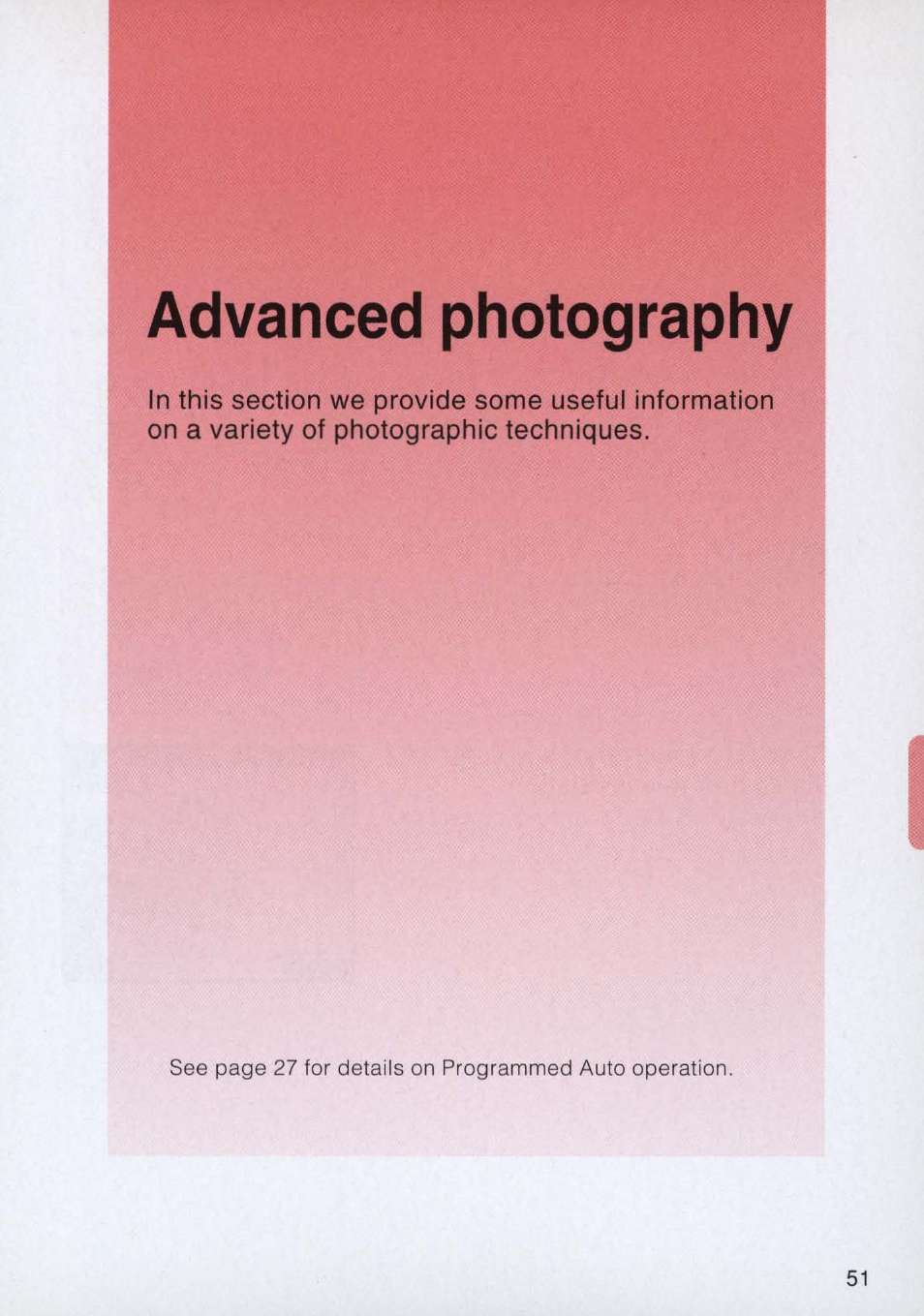 Advanced photography | Nikon E2 - E2S User Manual | Page 51 / 97