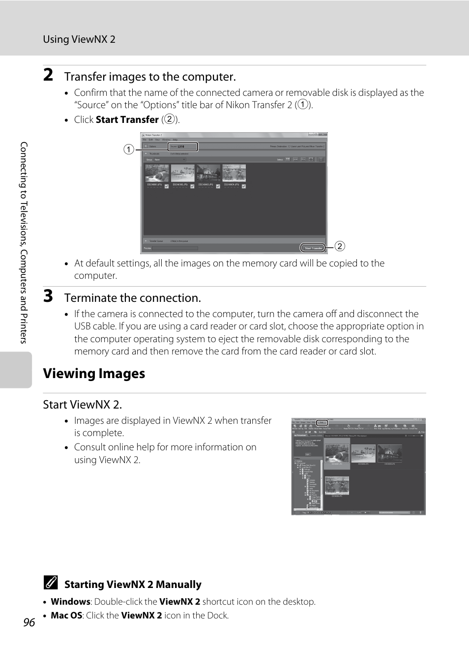 Viewing images | Nikon L310 User Manual | Page 108 / 164