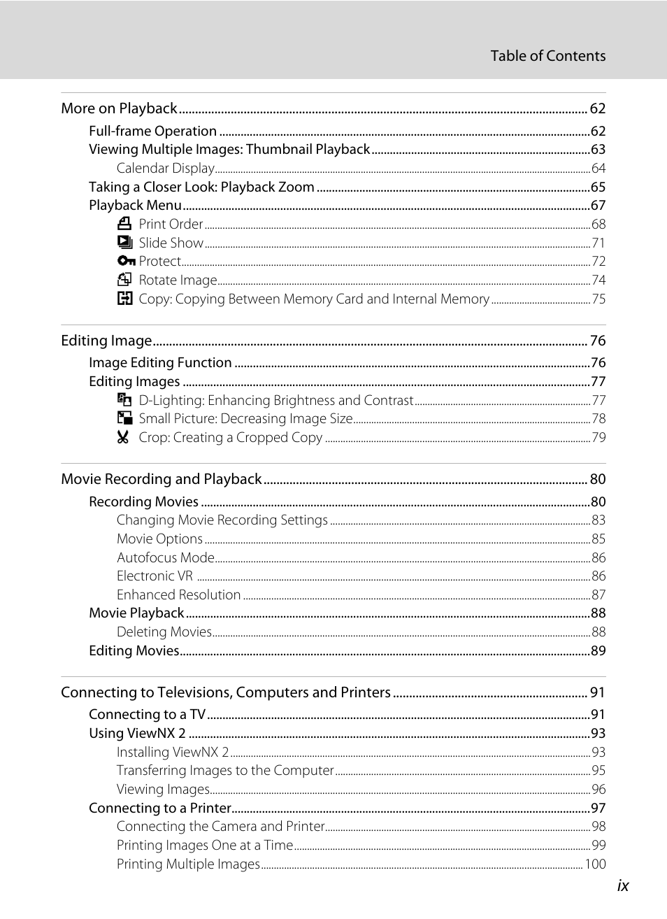 Nikon L310 User Manual | Page 11 / 164