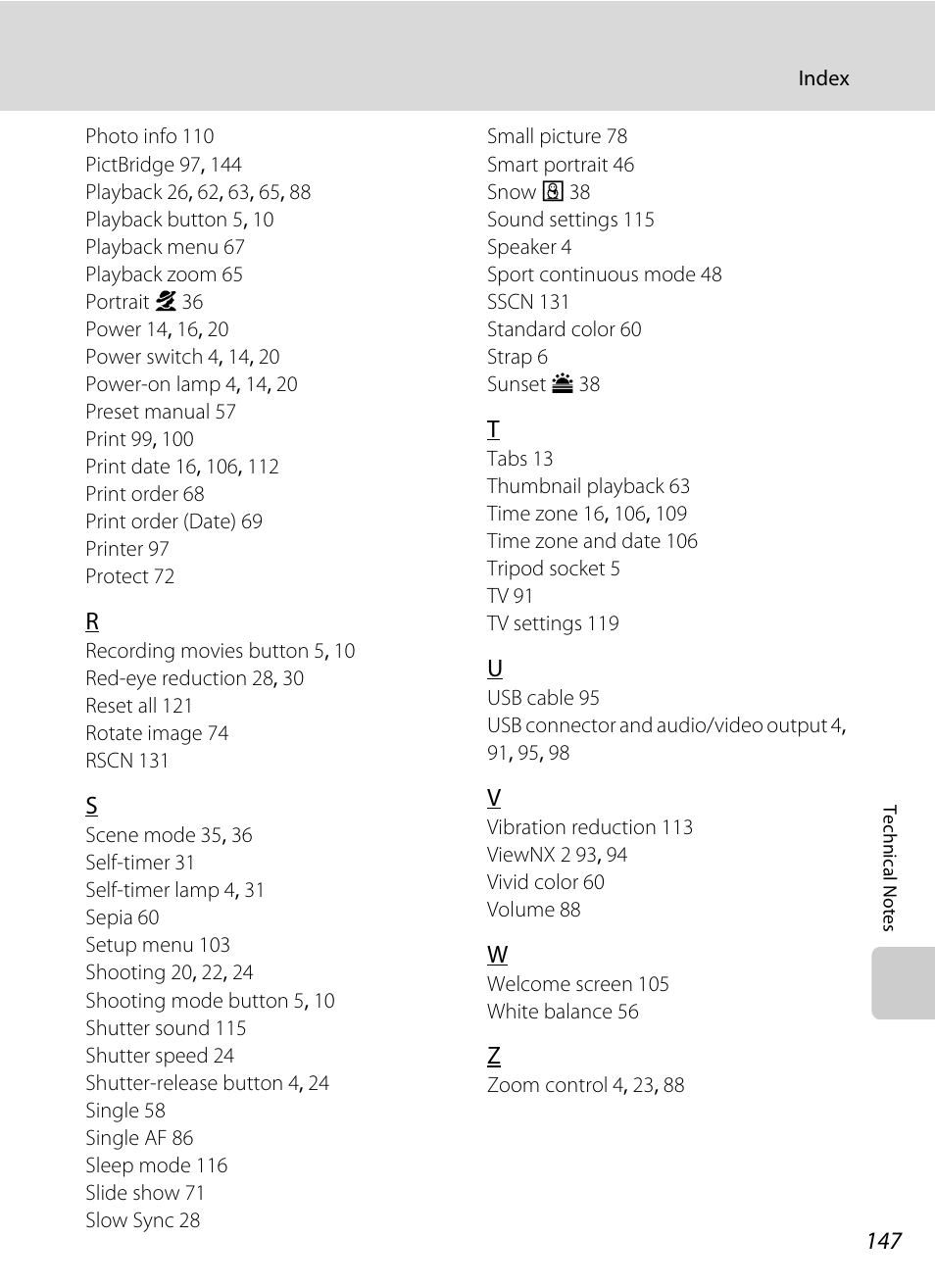 Nikon L310 User Manual | Page 159 / 164