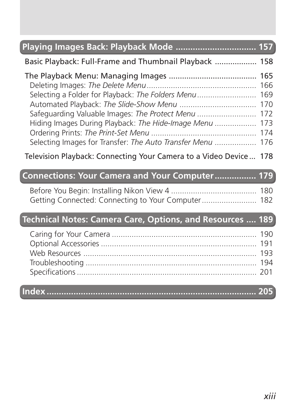 Nikon 5000 User Manual | Page 13 / 223