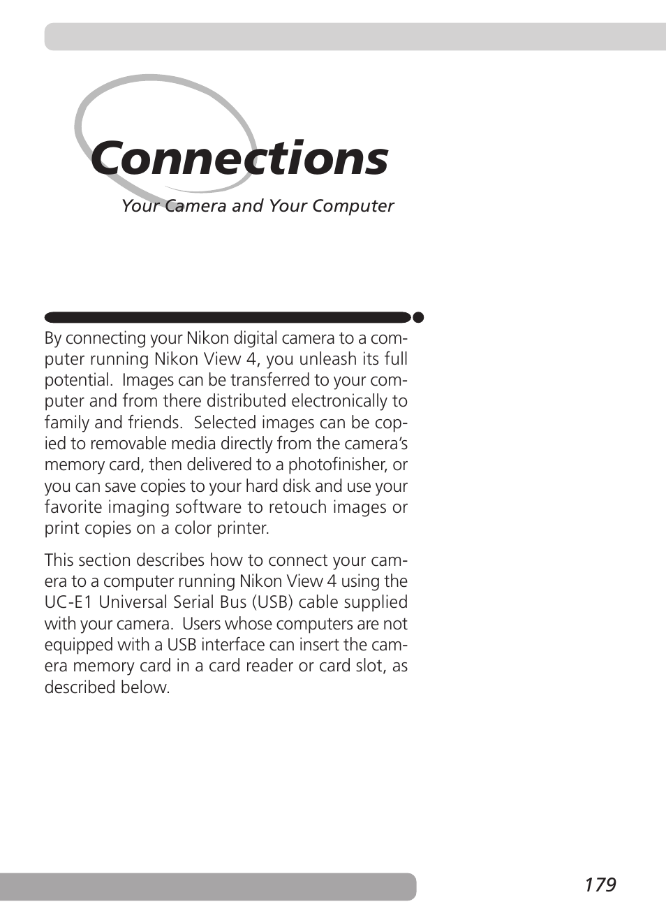 Connections | Nikon 5000 User Manual | Page 193 / 223