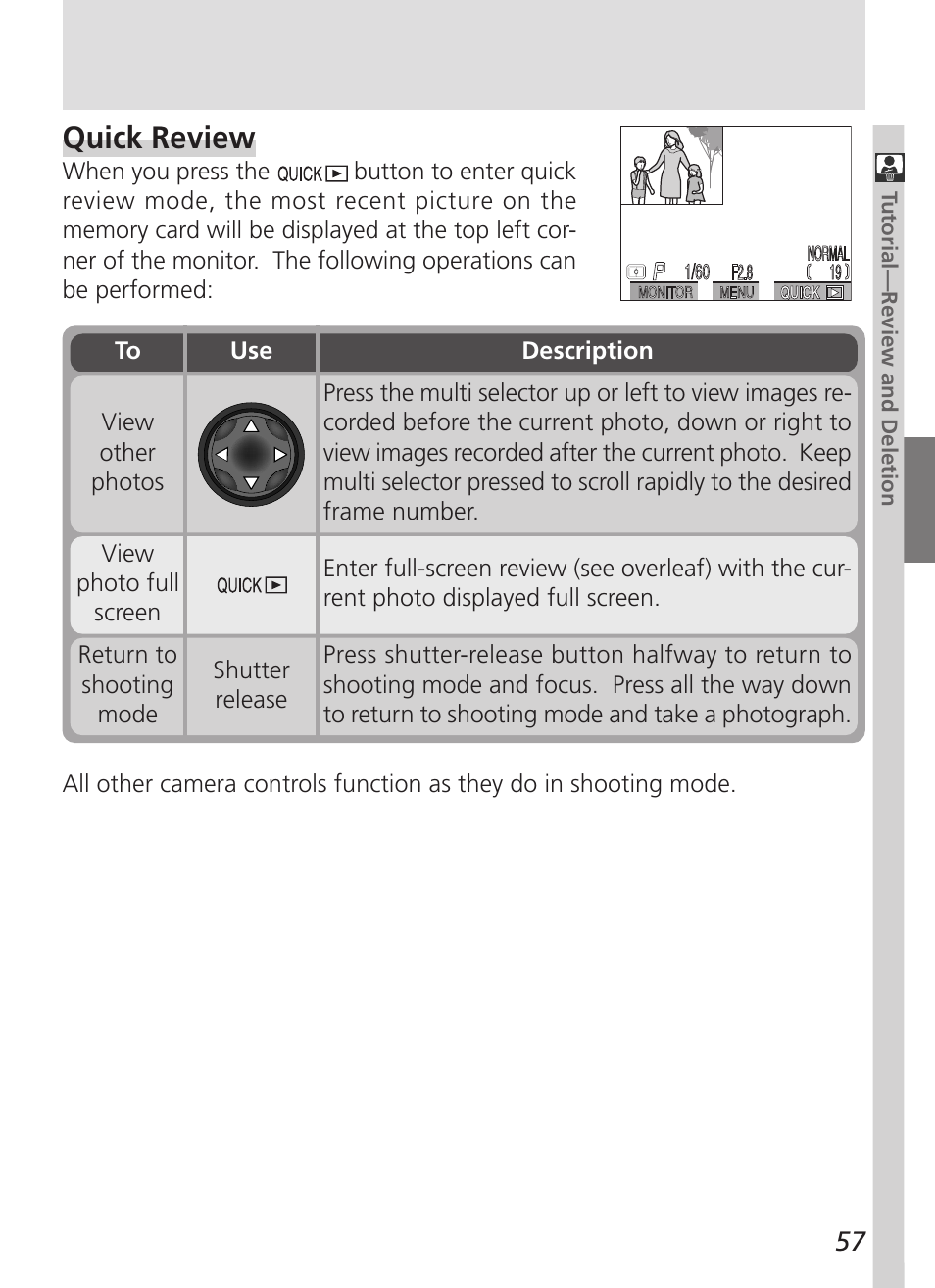 Quick review | Nikon 5000 User Manual | Page 71 / 223