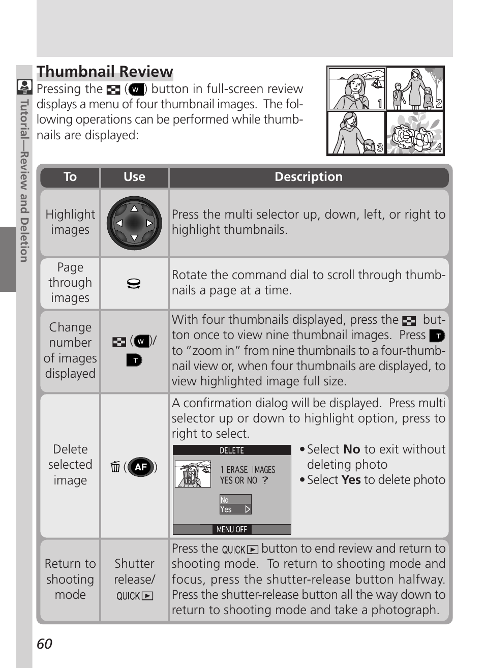Thumbnail review | Nikon 5000 User Manual | Page 74 / 223