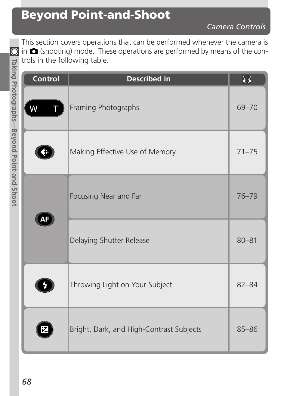 Beyond point-and-shoot | Nikon 5000 User Manual | Page 82 / 223