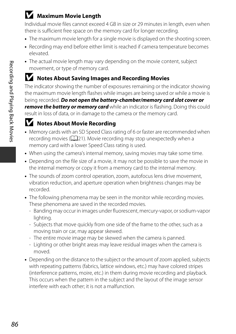 Nikon P530 User Manual | Page 104 / 226