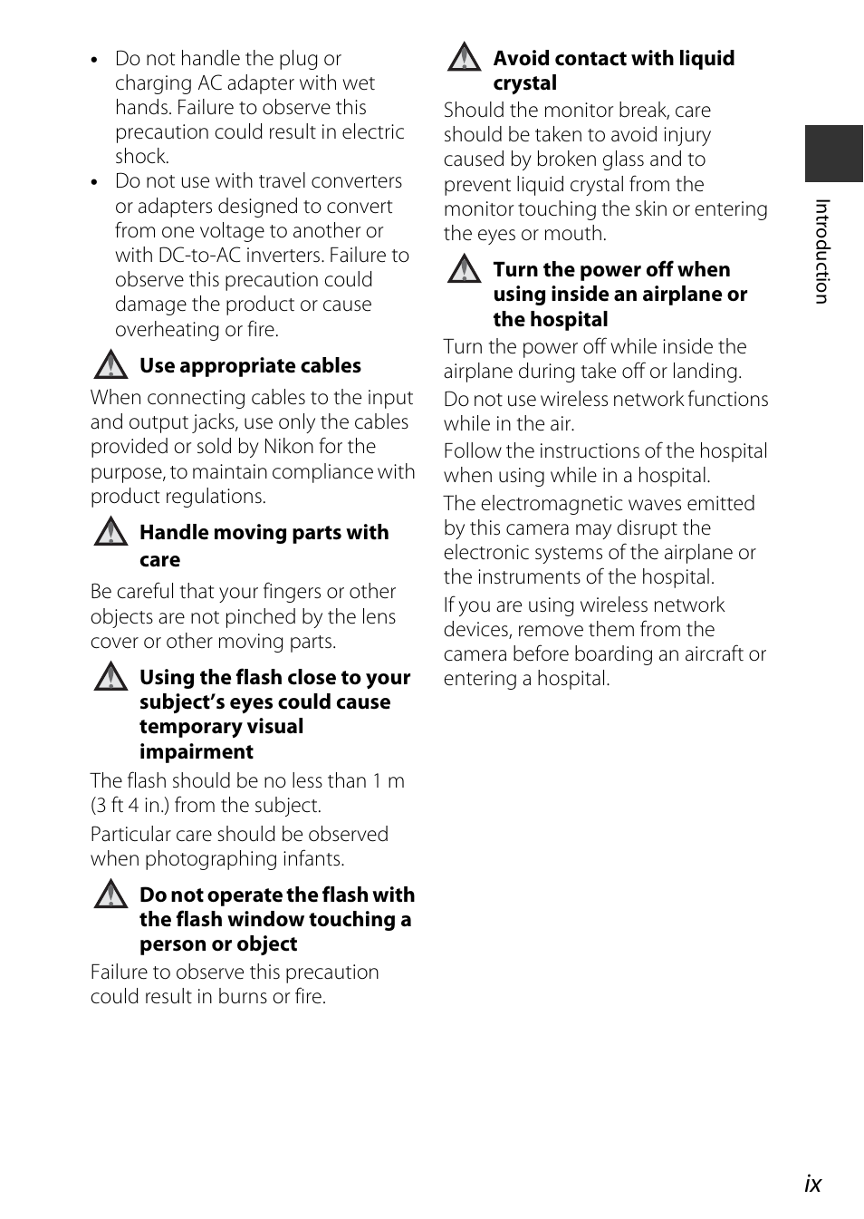 Nikon P530 User Manual | Page 11 / 226