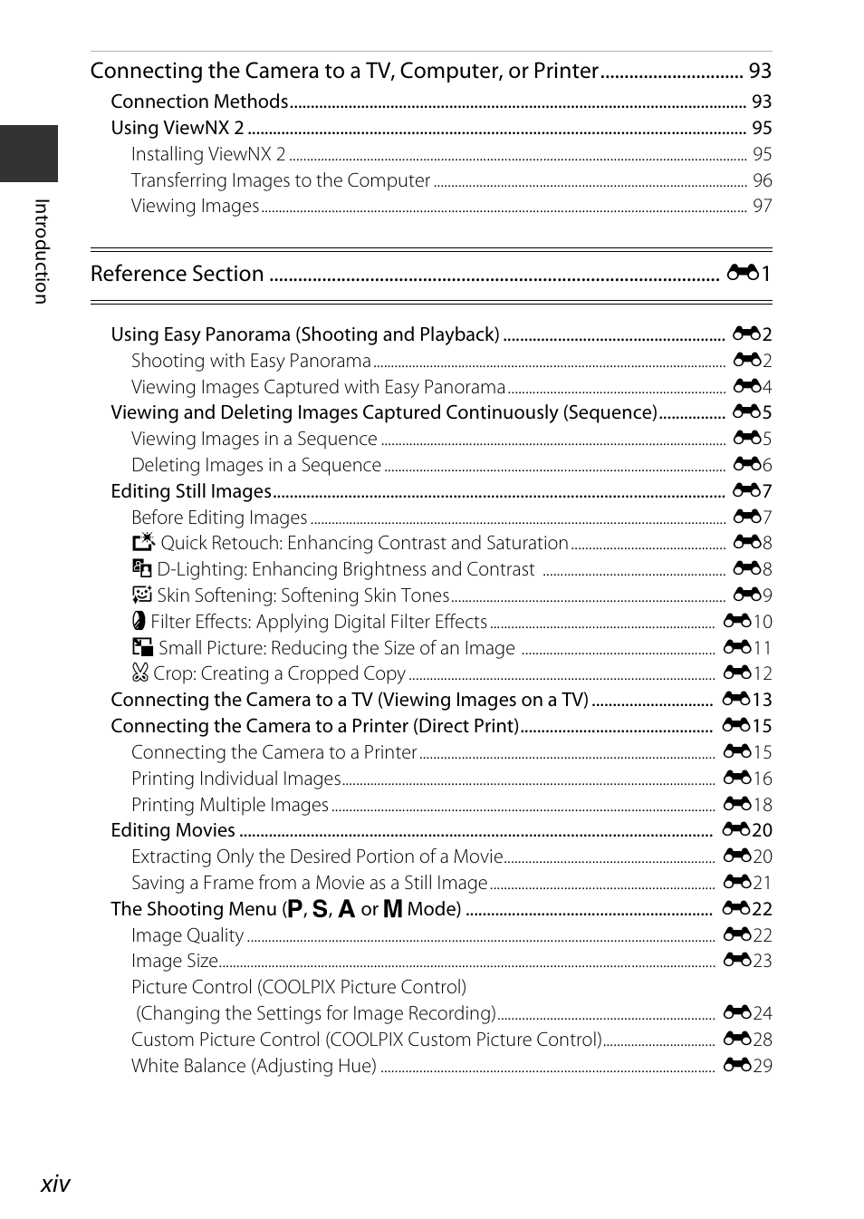 Nikon P530 User Manual | Page 16 / 226