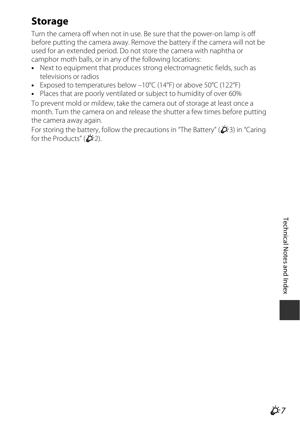 Storage | Nikon P530 User Manual | Page 205 / 226