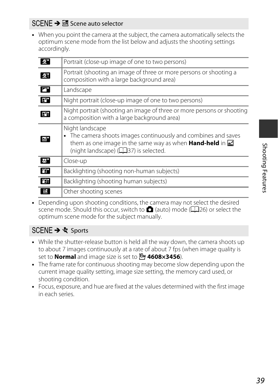 A39) | Nikon P530 User Manual | Page 57 / 226