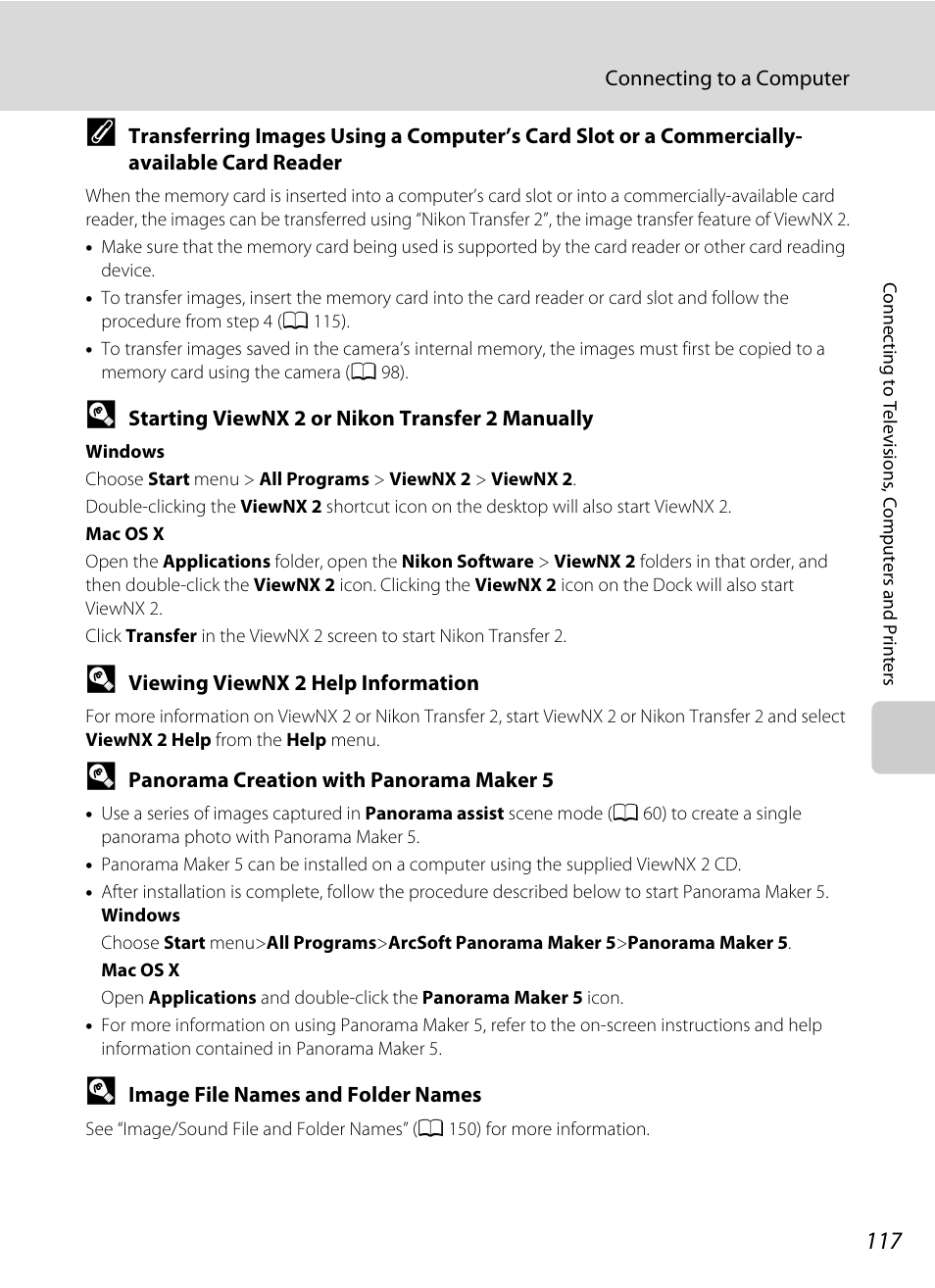 A 117) | Nikon S2500 User Manual | Page 129 / 184