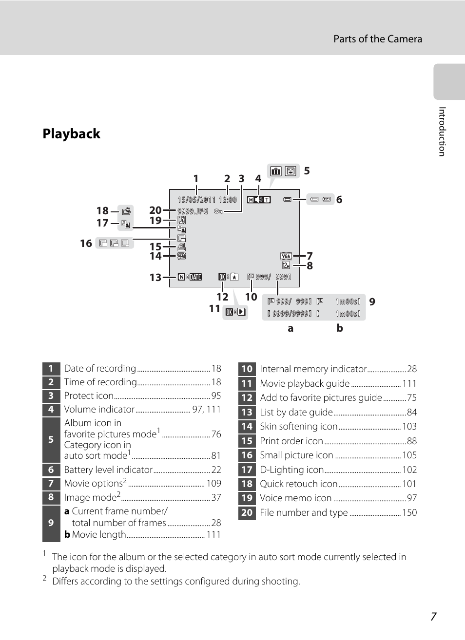 Playback | Nikon S2500 User Manual | Page 19 / 184