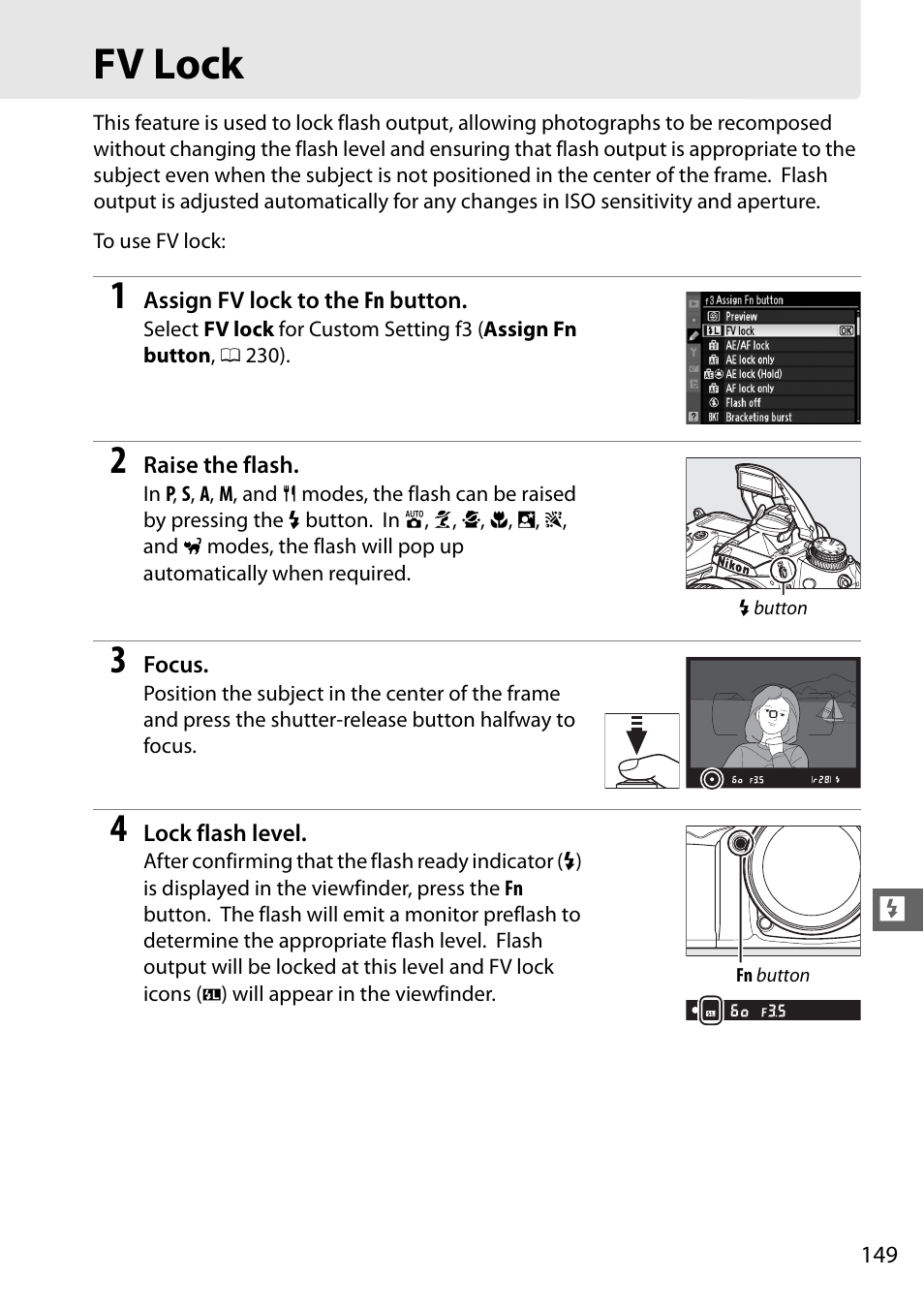 Fv lock | Nikon D7000 User Manual | Page 169 / 348