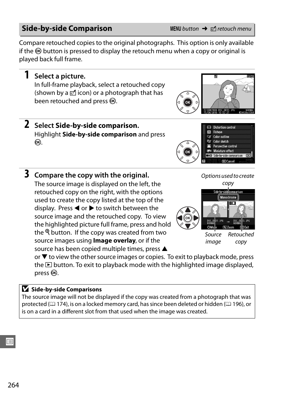 Side-by-side comparison | Nikon D7000 User Manual | Page 284 / 348