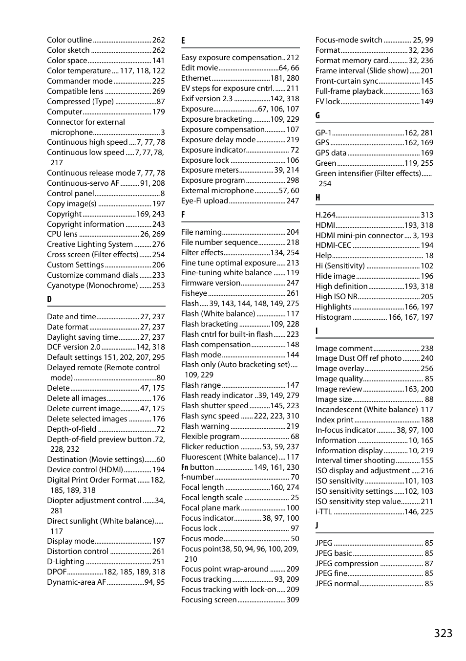 Nikon D7000 User Manual | Page 343 / 348