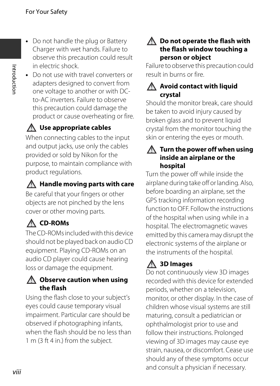 Nikon P7700 User Manual | Page 10 / 156