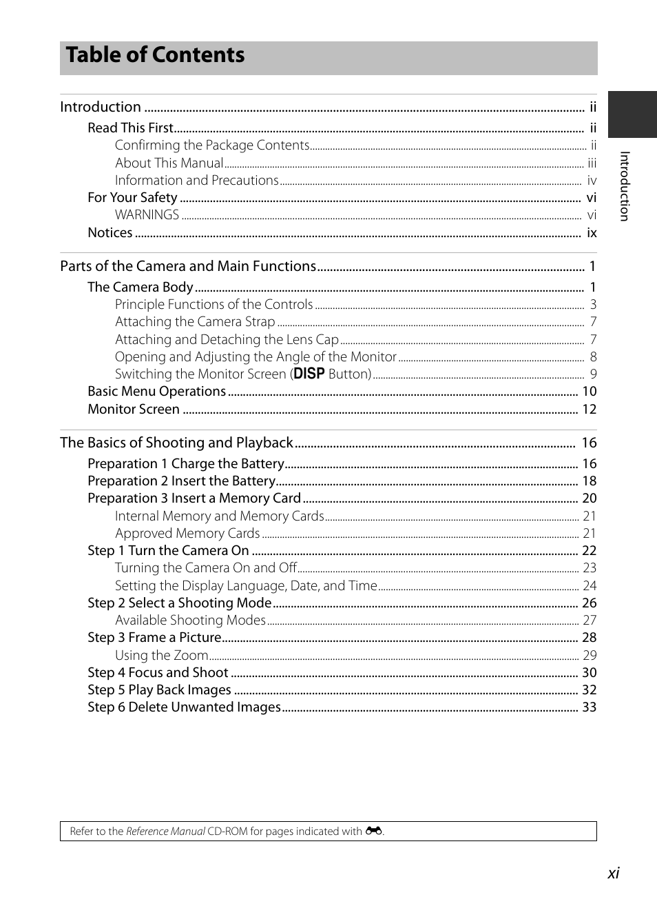 Nikon P7700 User Manual | Page 13 / 156