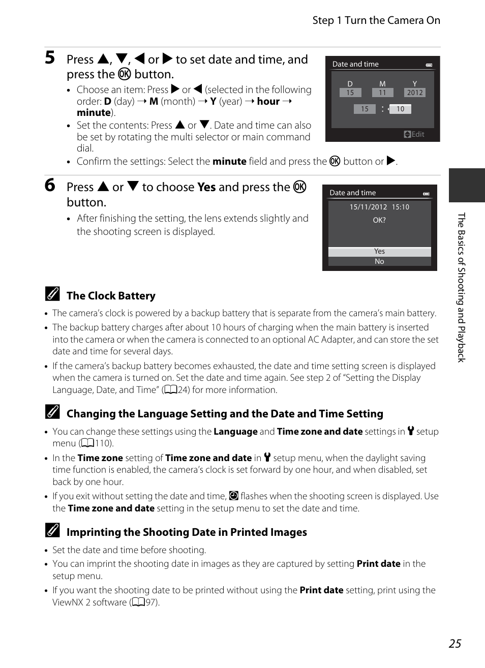 Press h or i to choose yes and press the k button | Nikon P7700 User Manual | Page 43 / 156