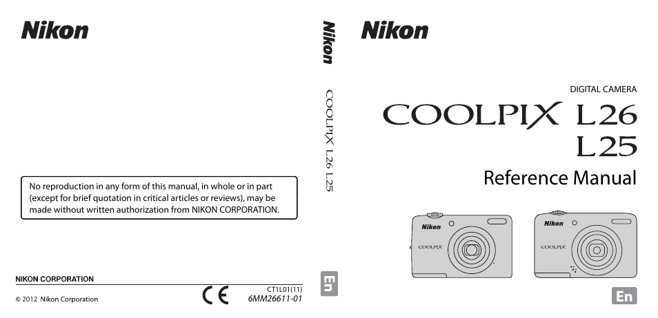 Nikon L25 - L26 User Manual | 204 pages