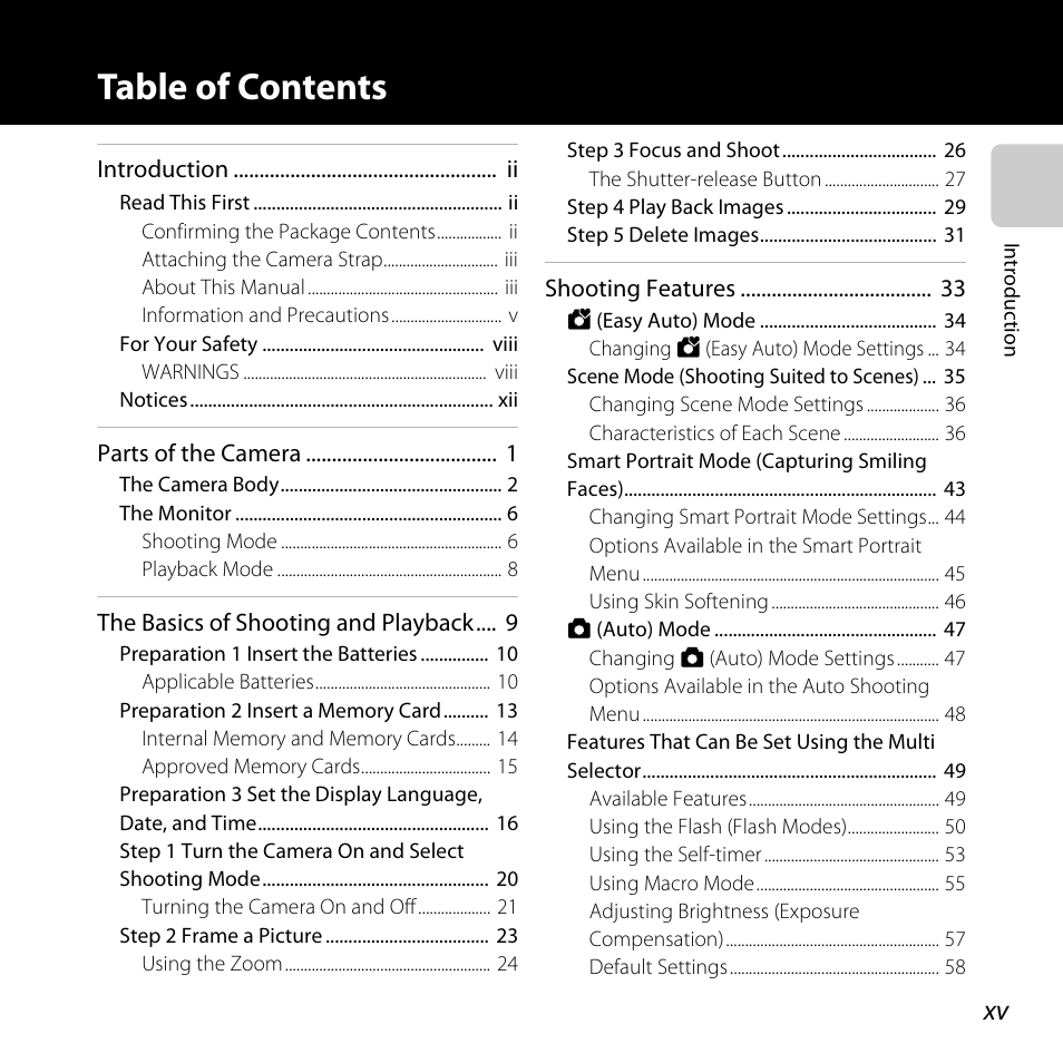 Nikon L25 - L26 User Manual | Page 17 / 204