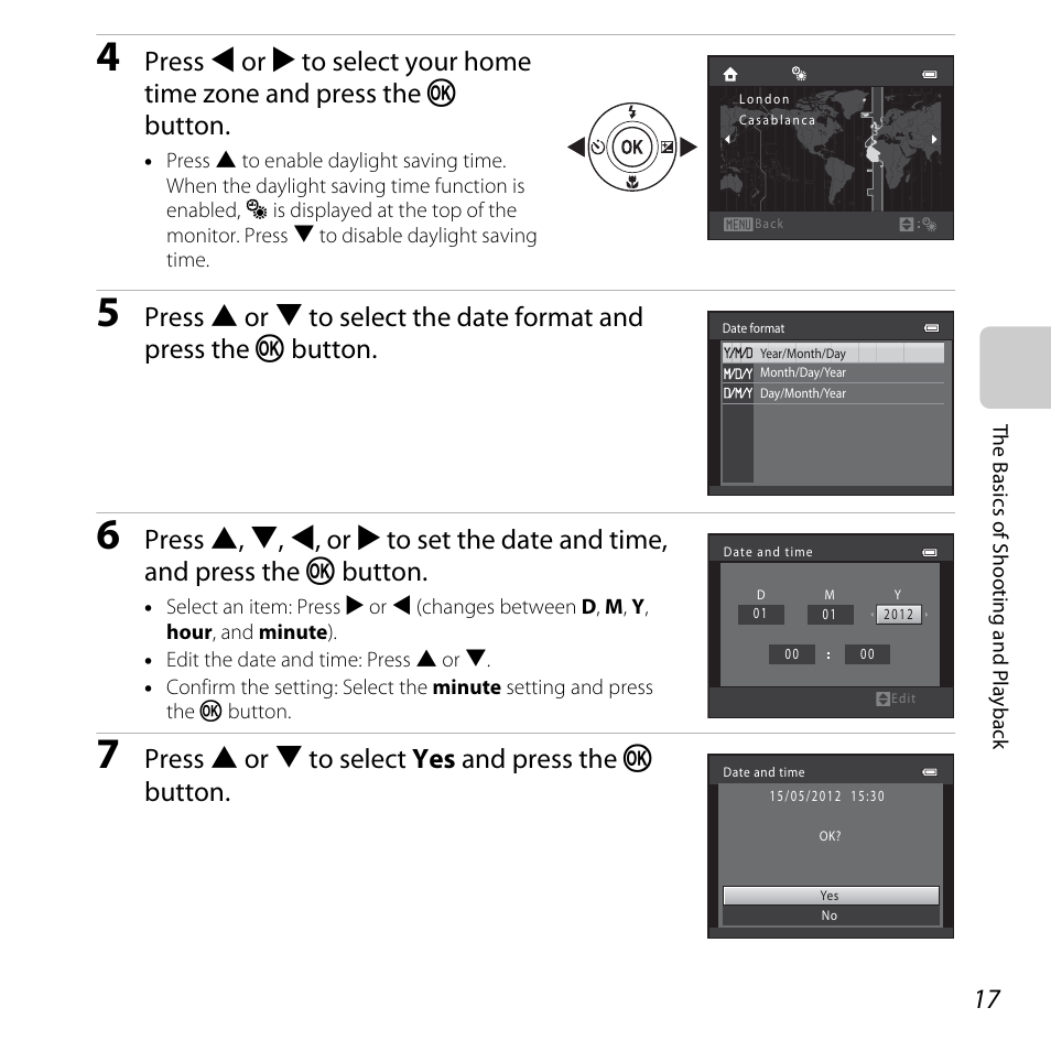 Press h or i to select yes and press the k button | Nikon L25 - L26 User Manual | Page 37 / 204