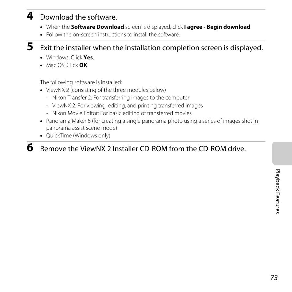A 73 | Nikon L25 - L26 User Manual | Page 93 / 204