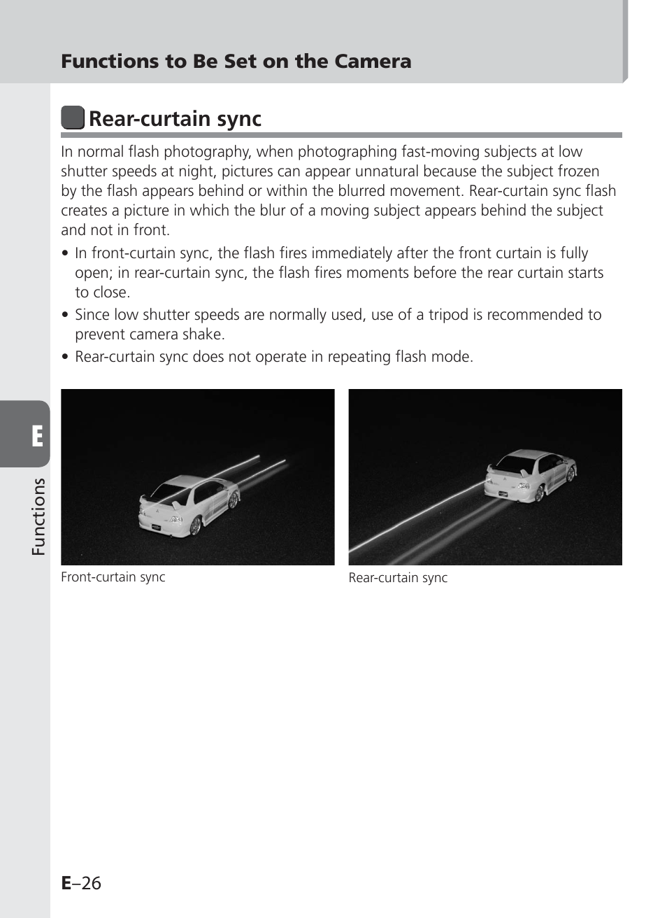 Rear-curtain sync | Nikon SB-910 User Manual | Page 108 / 136