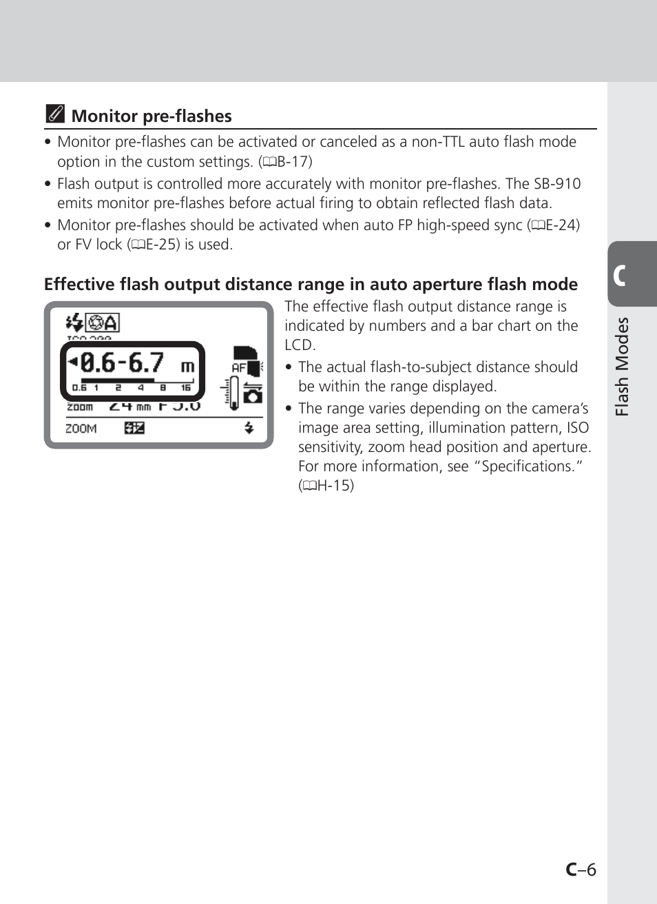 C –6 | Nikon SB-910 User Manual | Page 45 / 136