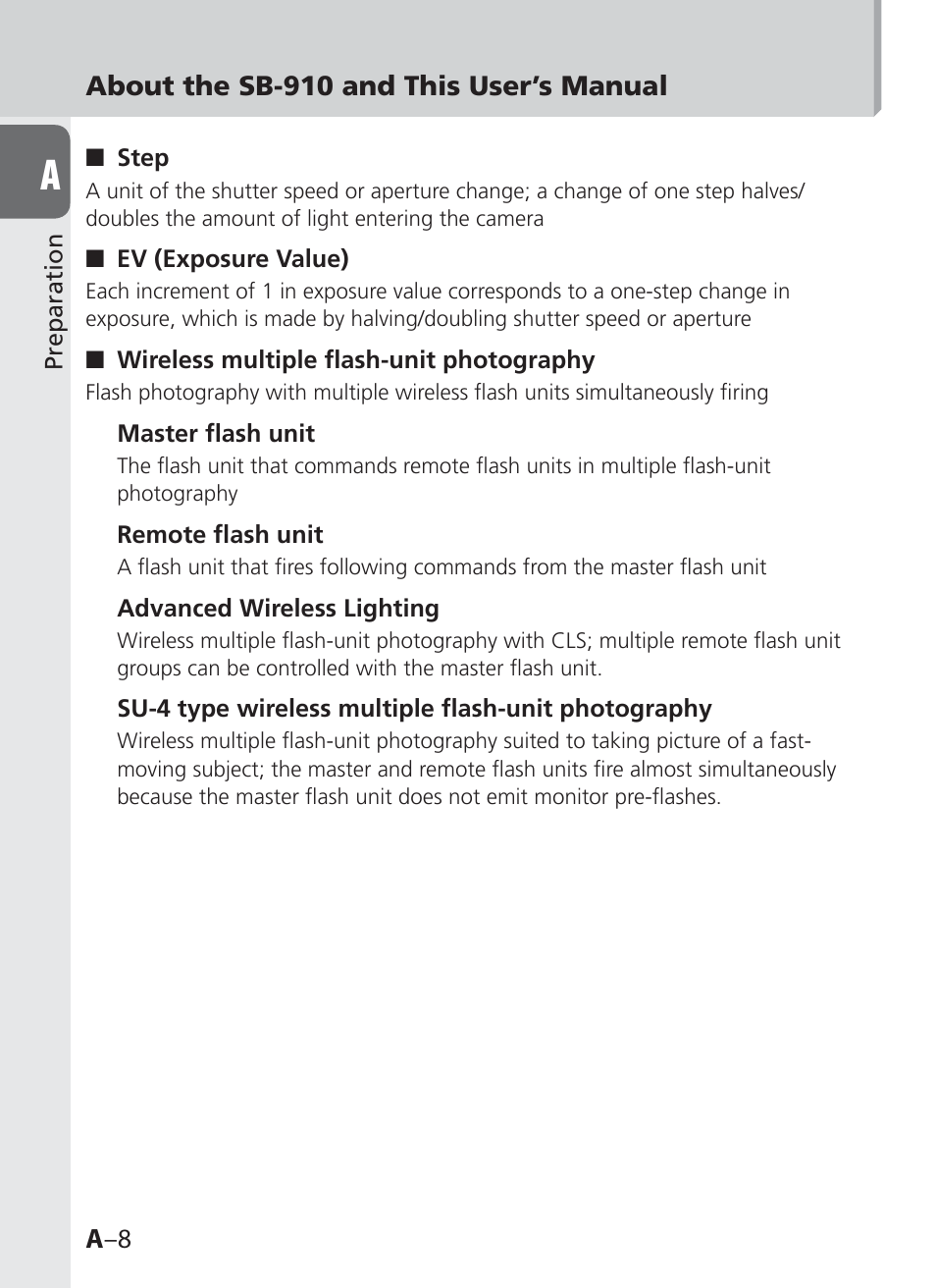 Nikon SB-910 User Manual | Page 8 / 136
