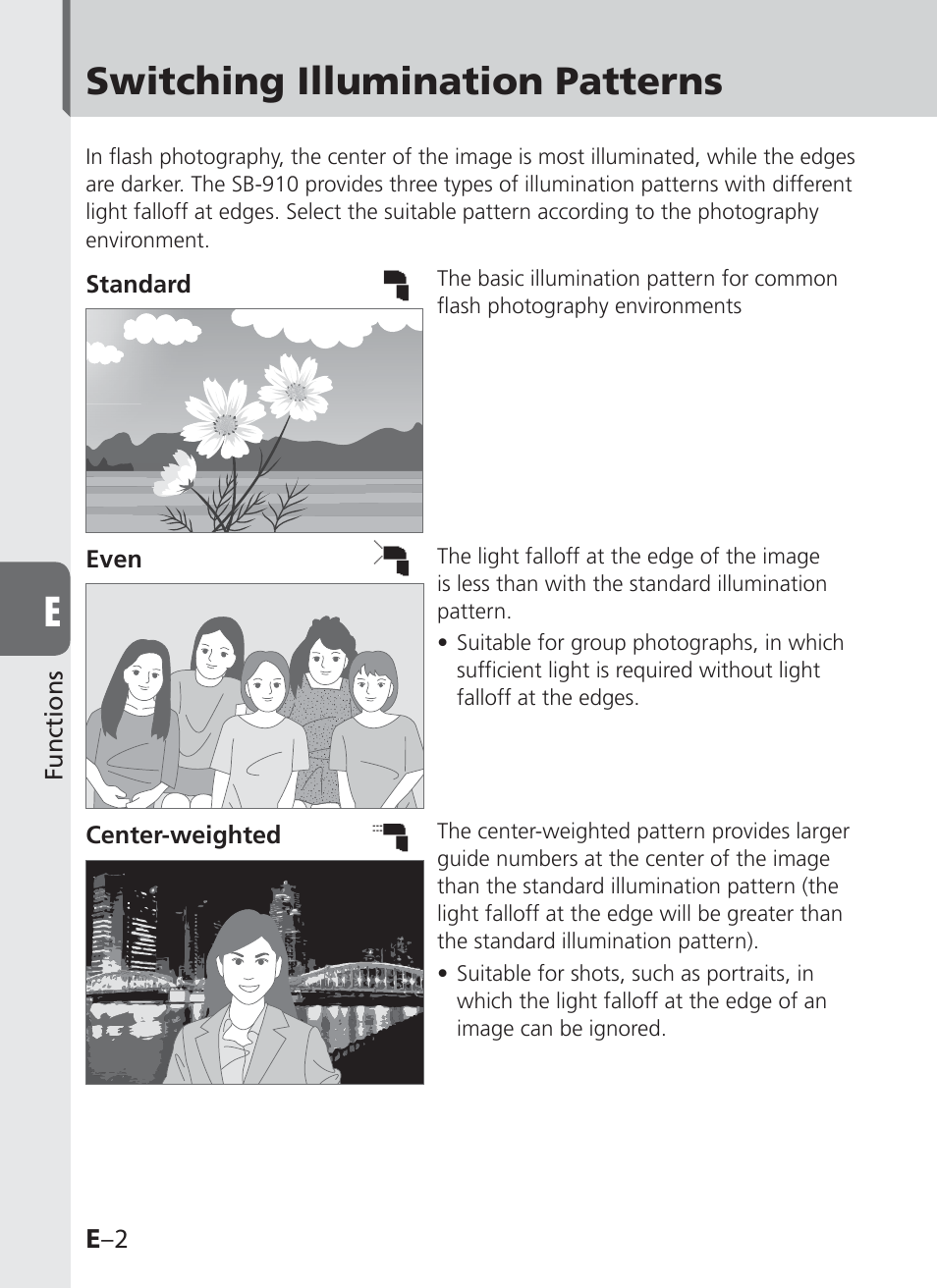 Switching illumination patterns | Nikon SB-910 User Manual | Page 84 / 136