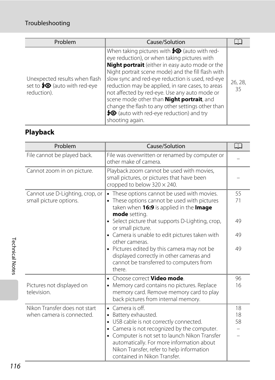 Playback | Nikon L19 - L20 User Manual | Page 128 / 140