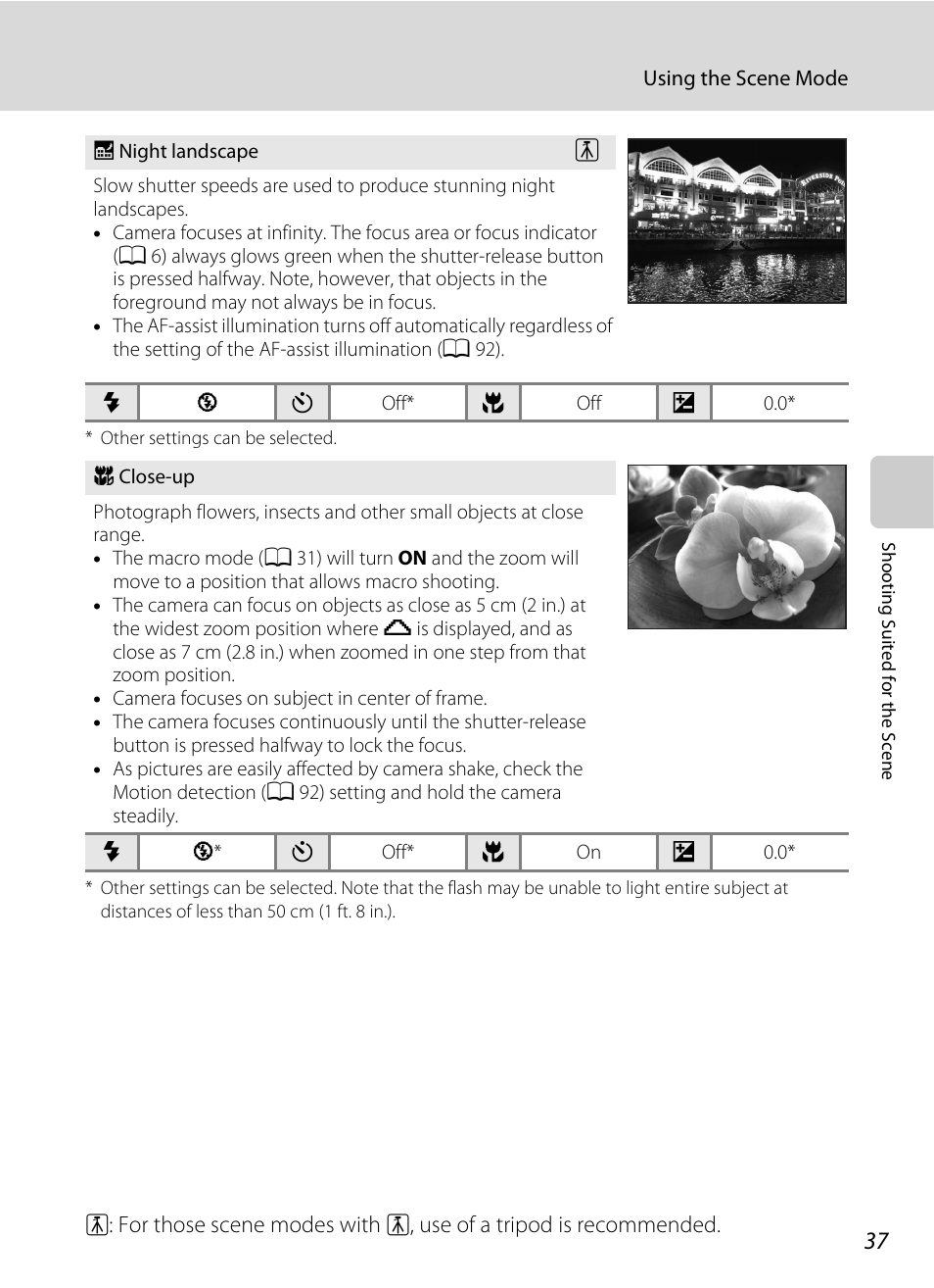 E (a 37), A 37) | Nikon L19 - L20 User Manual | Page 49 / 140