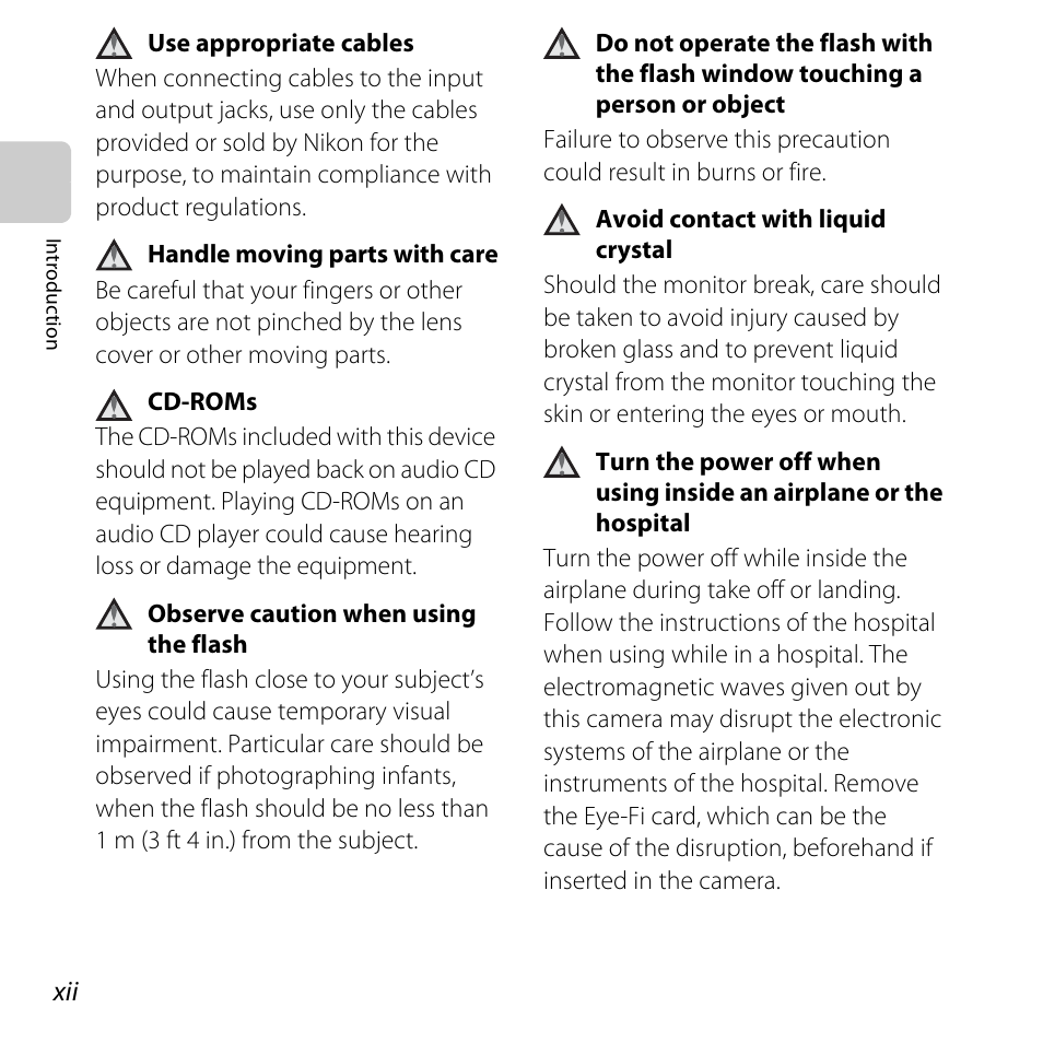 Nikon L320 User Manual | Page 14 / 204