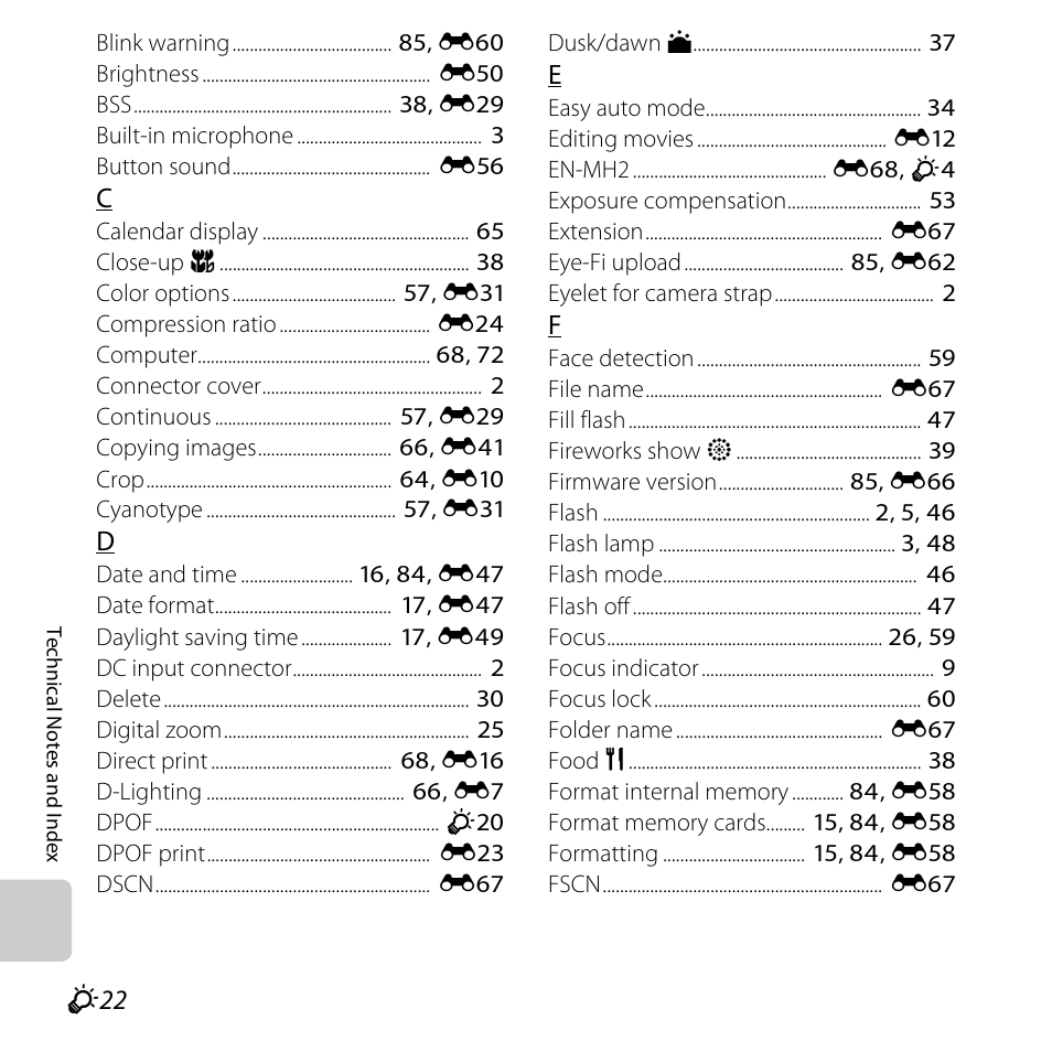 Nikon L320 User Manual | Page 200 / 204