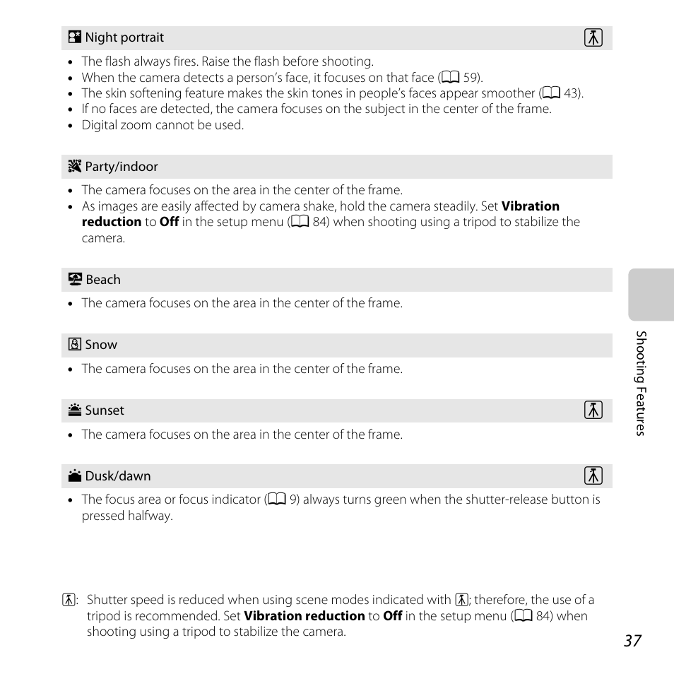 A 37) | Nikon L320 User Manual | Page 57 / 204