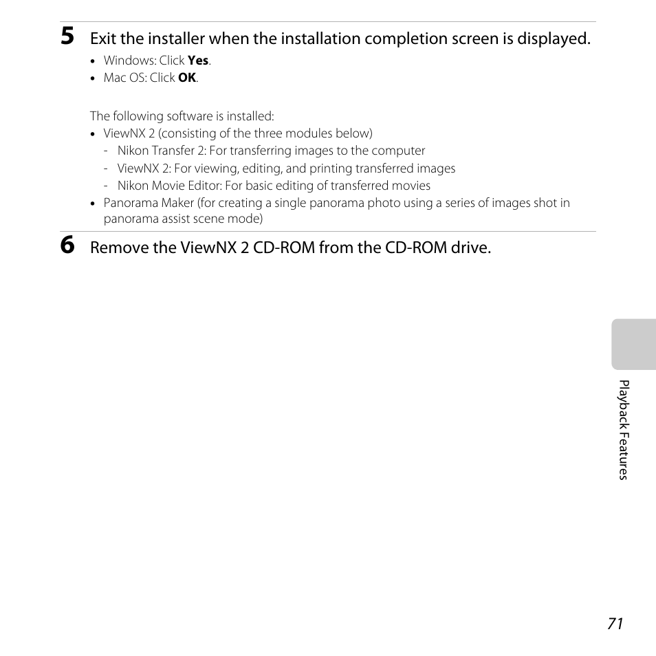 A 71 | Nikon L320 User Manual | Page 91 / 204