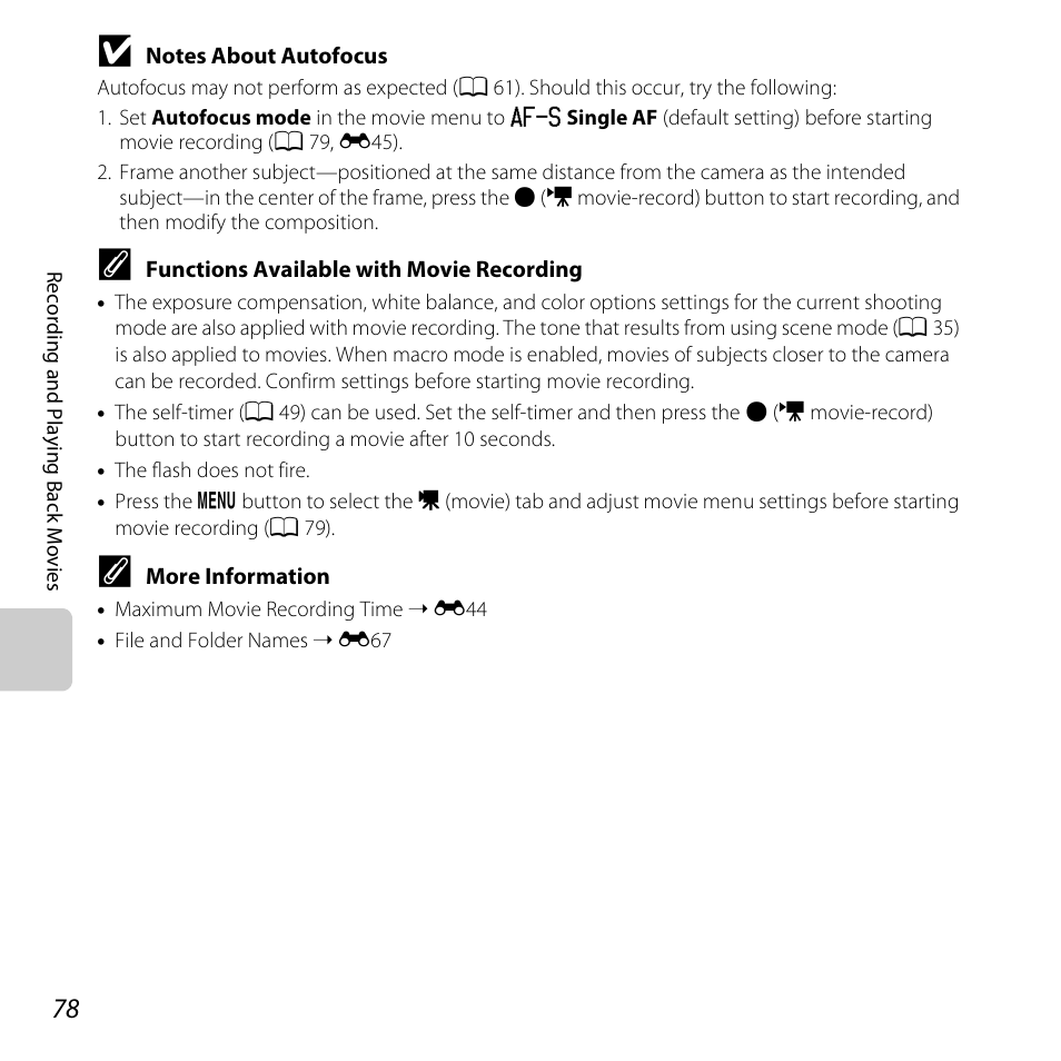 Nikon L320 User Manual | Page 98 / 204