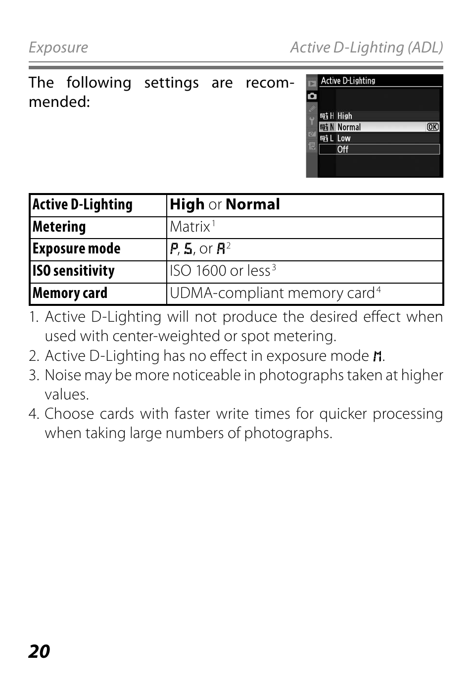 Nikon D3 User Manual | Page 20 / 32