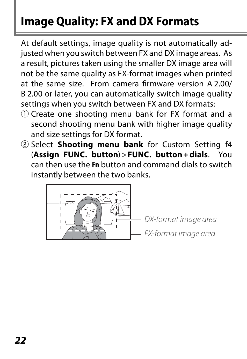 Image quality: fx and dx formats | Nikon D3 User Manual | Page 22 / 32