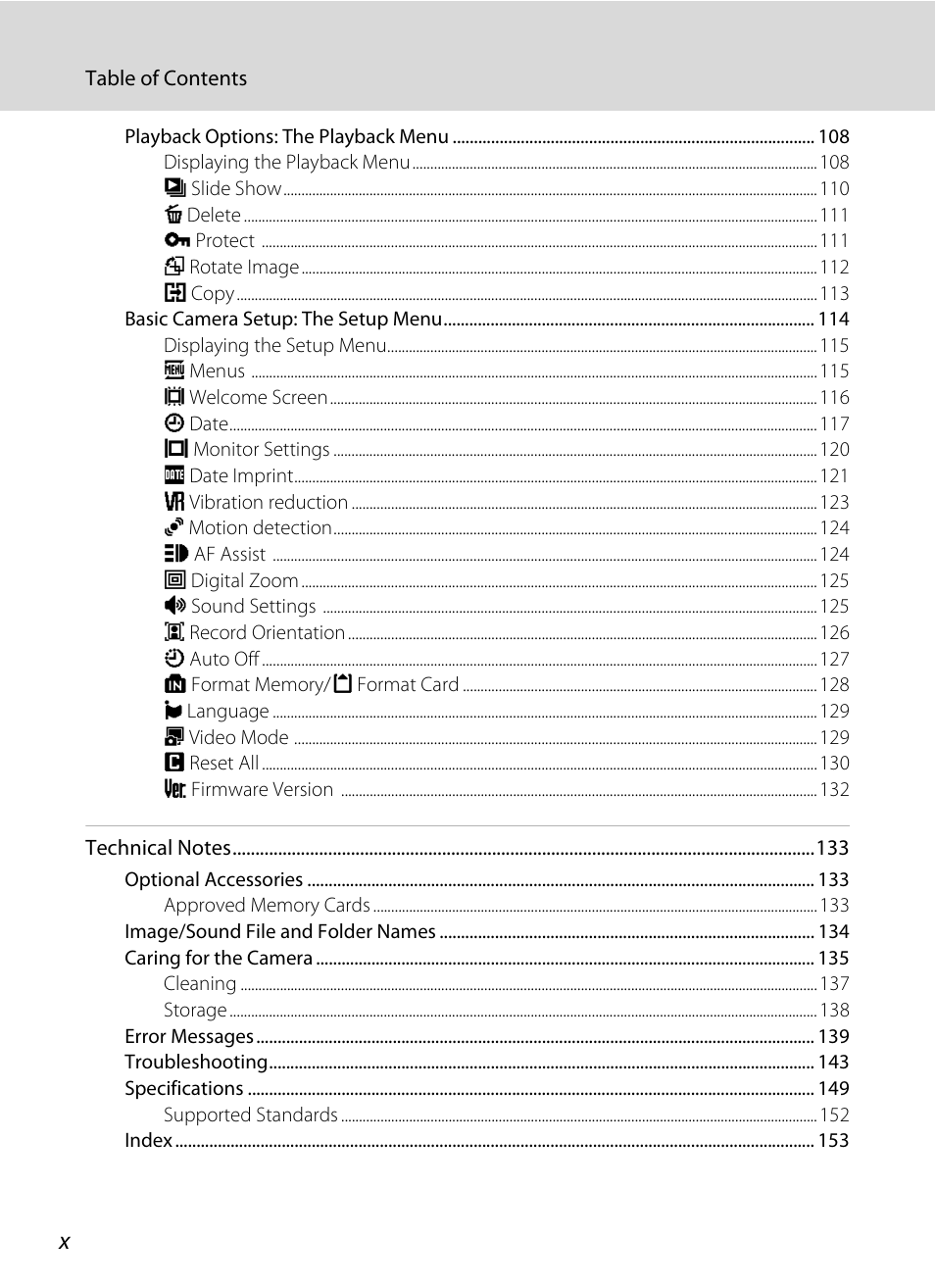 Nikon S710 User Manual | Page 12 / 172