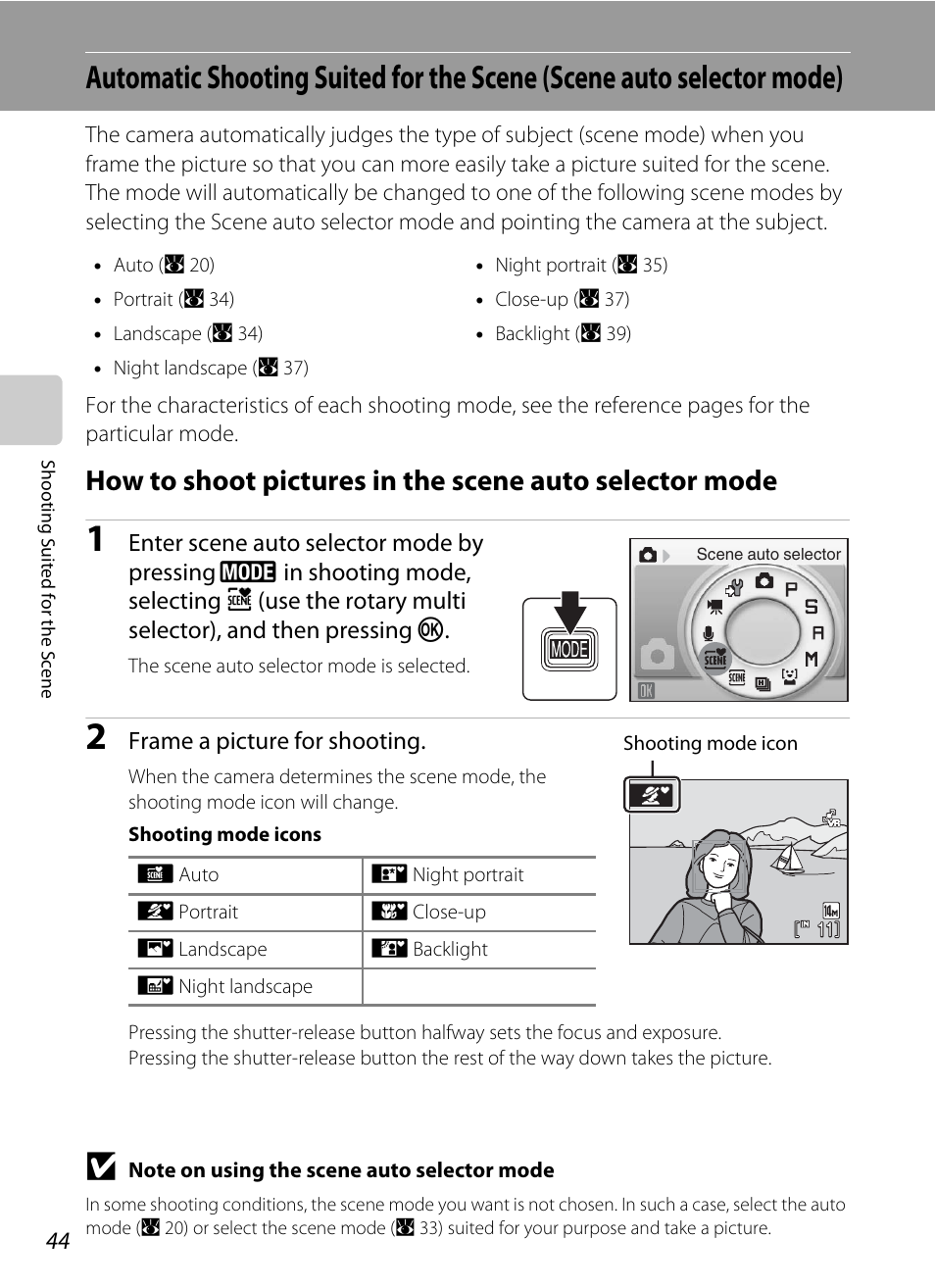A 44) | Nikon S710 User Manual | Page 56 / 172