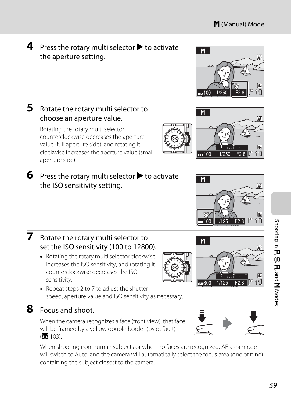 Focus and shoot | Nikon S710 User Manual | Page 71 / 172