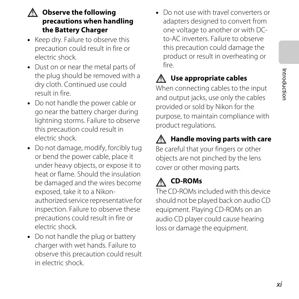 Nikon S31 User Manual | Page 13 / 208