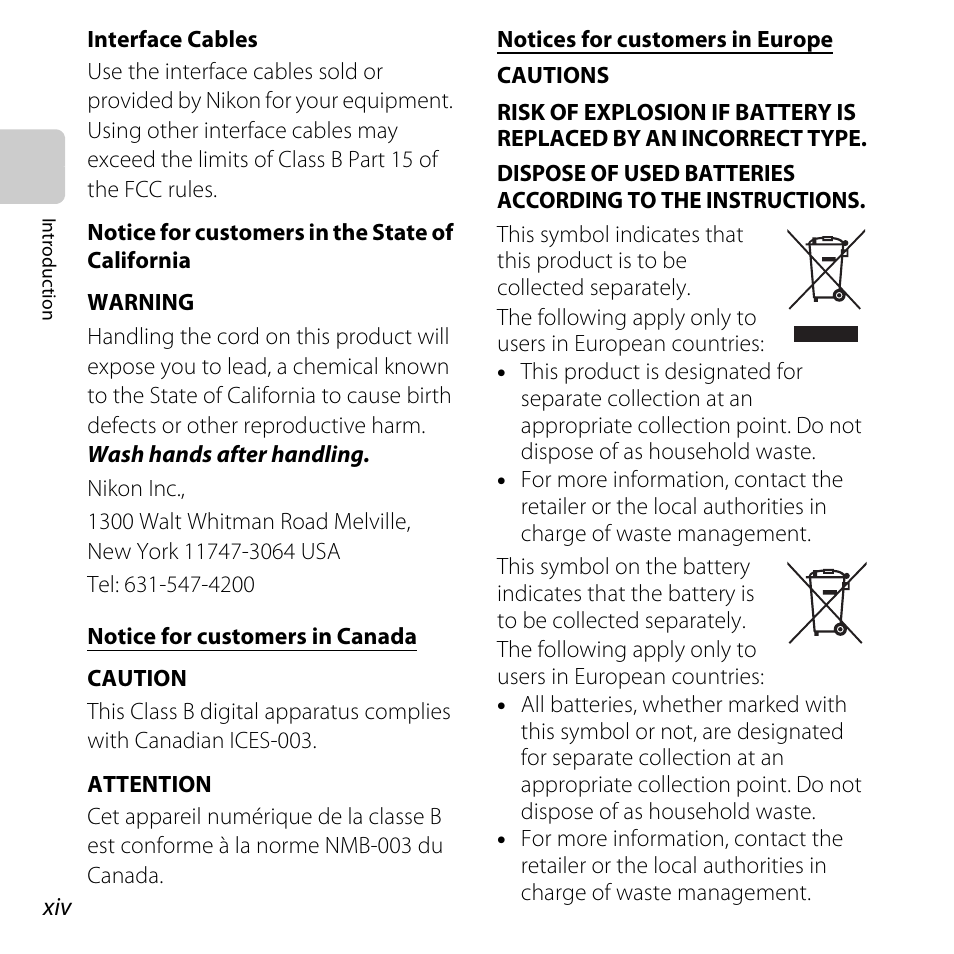 Nikon S31 User Manual | Page 16 / 208